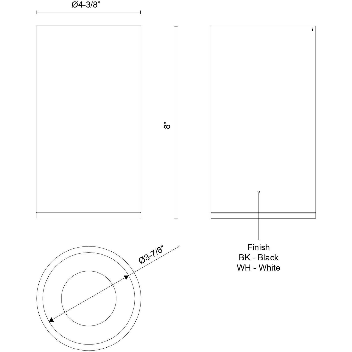 Lorna LED 4.38 inch White Flush Mount Ceiling Light