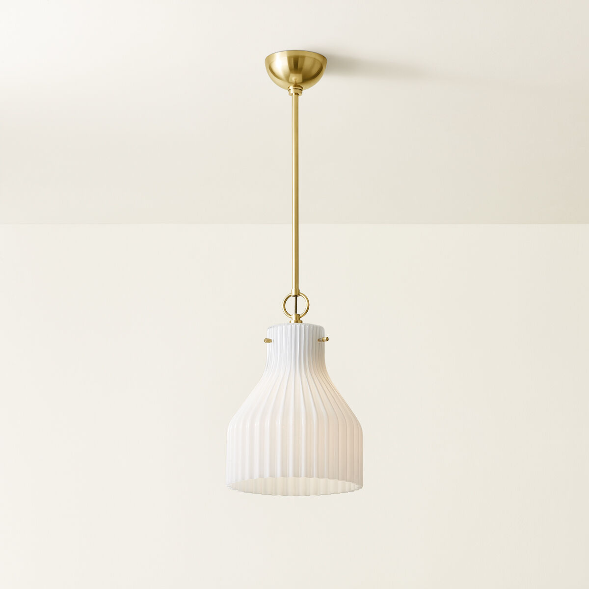 Corinthia 1 Light 10 inch Aged Brass Pendant Ceiling Light