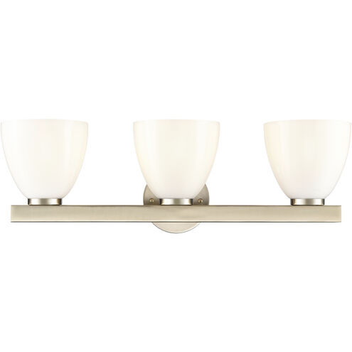 Apria 3 Light 24 inch Modern Gold Vanity Light Wall Light