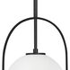 Somerset 1 Light 11.5 inch Black Indoor Pendant Ceiling Light