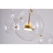 Canada LED 22 inch Gold Chandelier Ceiling Light