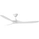 Maverick 60 inch Matte White Ceiling Fan