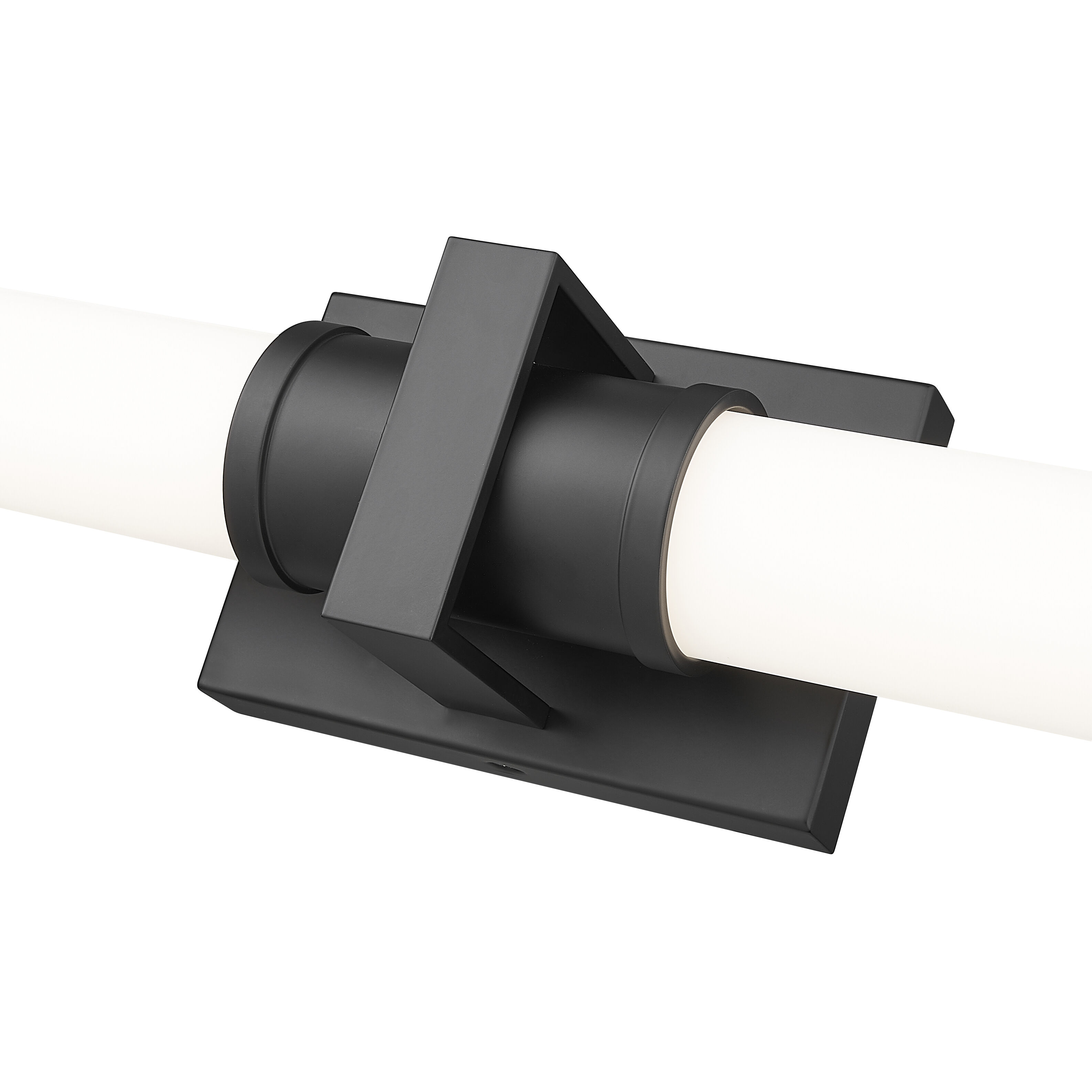 Idris LED 40.5 inch Matte Black Bath Vanity Wall Light