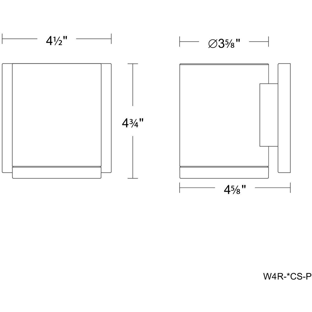 Zoron LED 4.75 inch Arc White Outdoor Wall Lighting