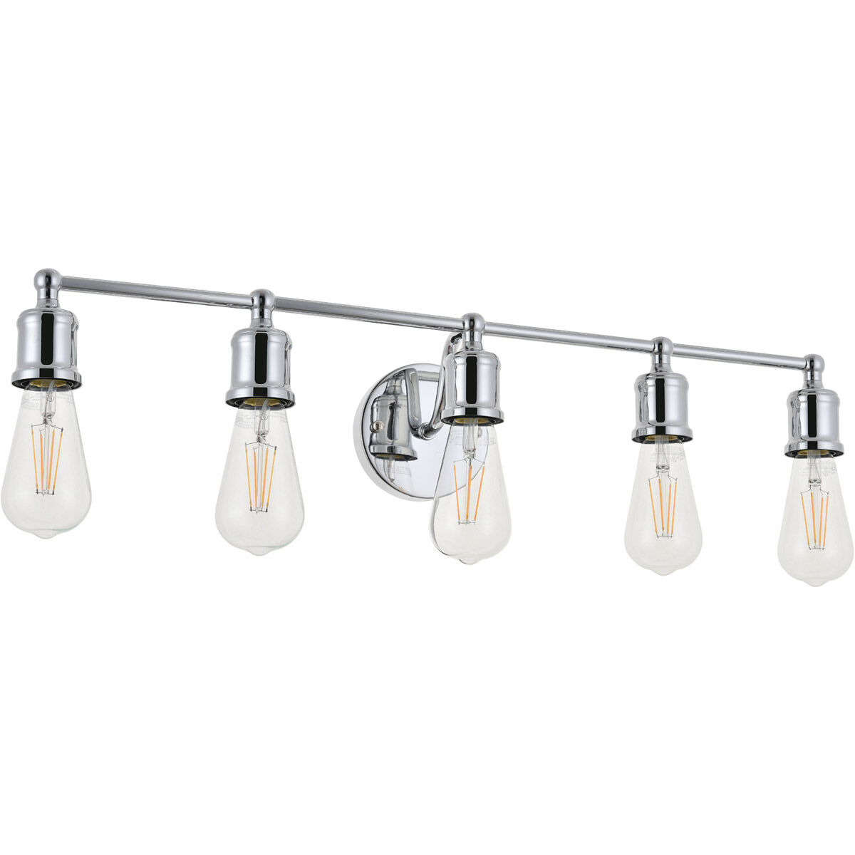 Serif 5 Light 29 inch Chrome Wall Sconce Wall Light