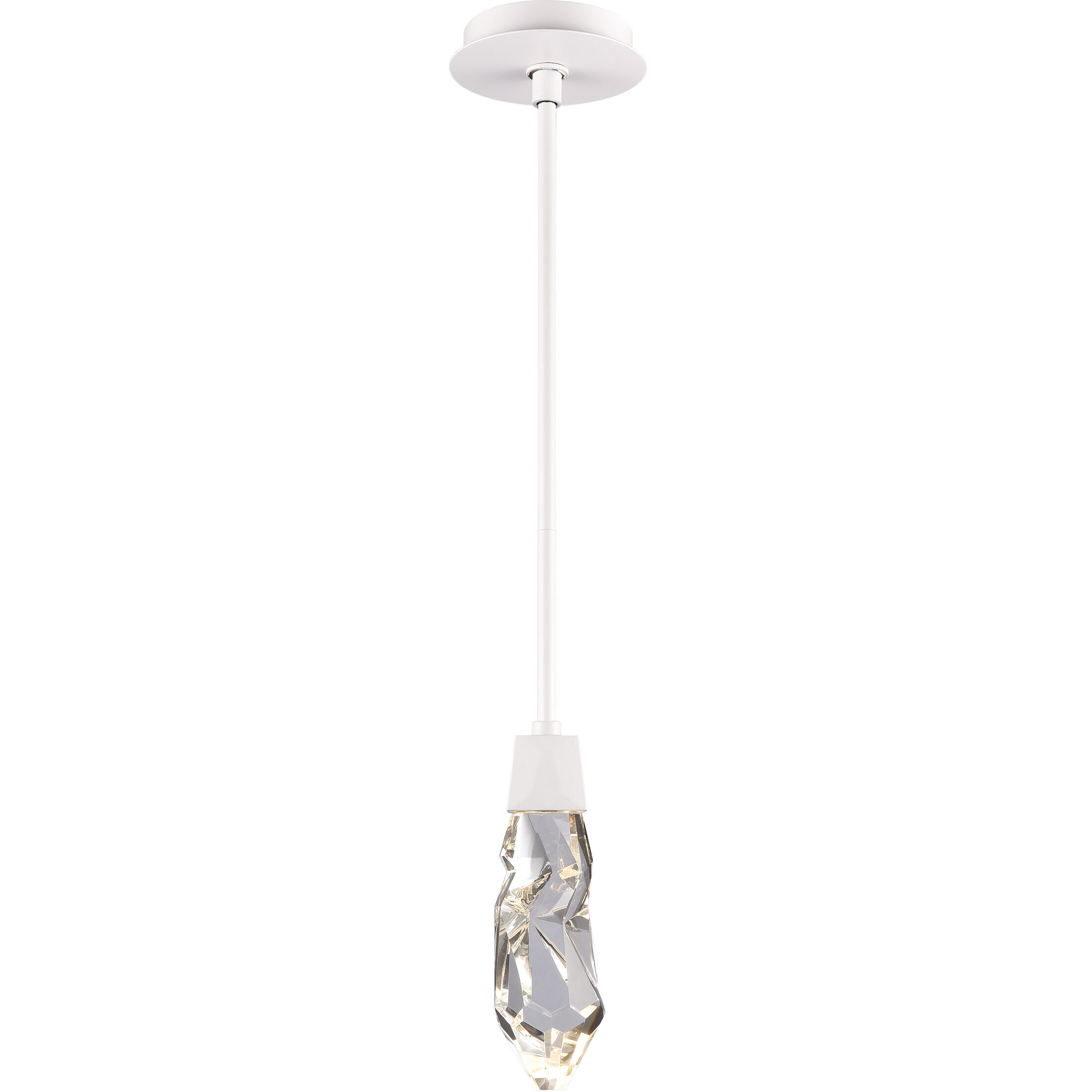 Angelus 1 Light 5.5 inch Matte White Mini Pendant Ceiling Light