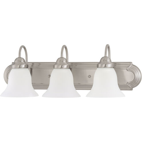 Ballerina 3 Light 24 inch Brushed Nickel Vanity Light Wall Light