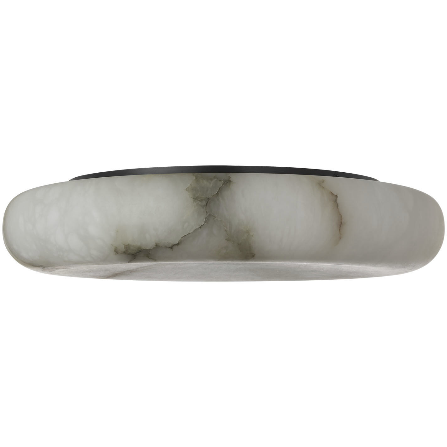 Kelly Wearstler Formosa LED 22 inch Alabaster and Bronze Flush Mount Ceiling Light