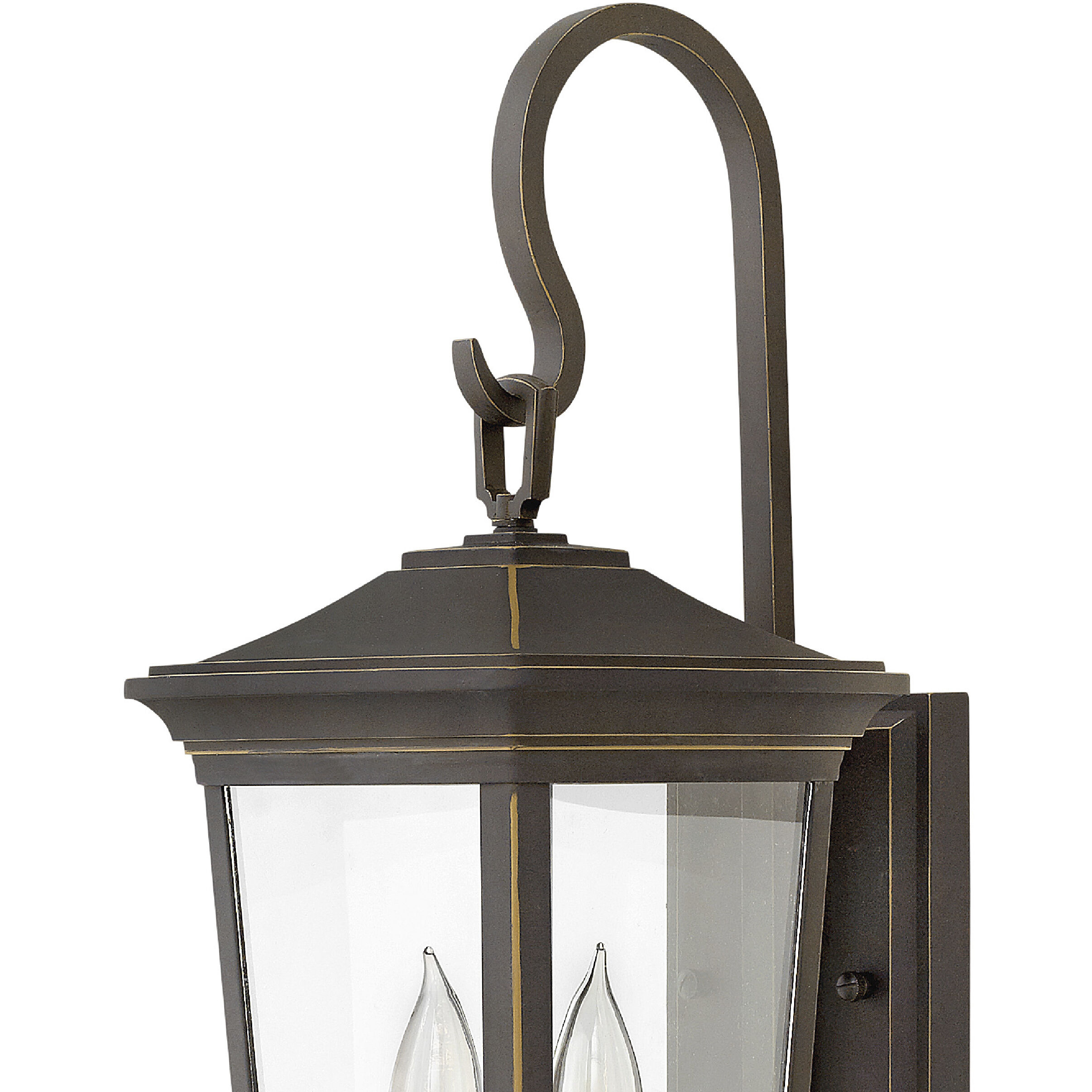 Bromley LED 20 inch Oil Rubbed Bronze Outdoor Wall Mount Lantern, Small
