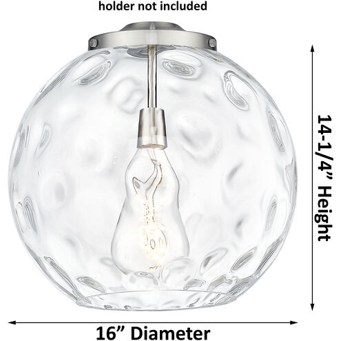 Ballston Athens Water Glass 3 Light 15.75 inch Satin Gold Statement Pendant Ceiling Light in Incandescent