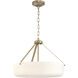 Lieon 3 Light 21 inch Champagne Bronze Convertible Pendant Ceiling Light