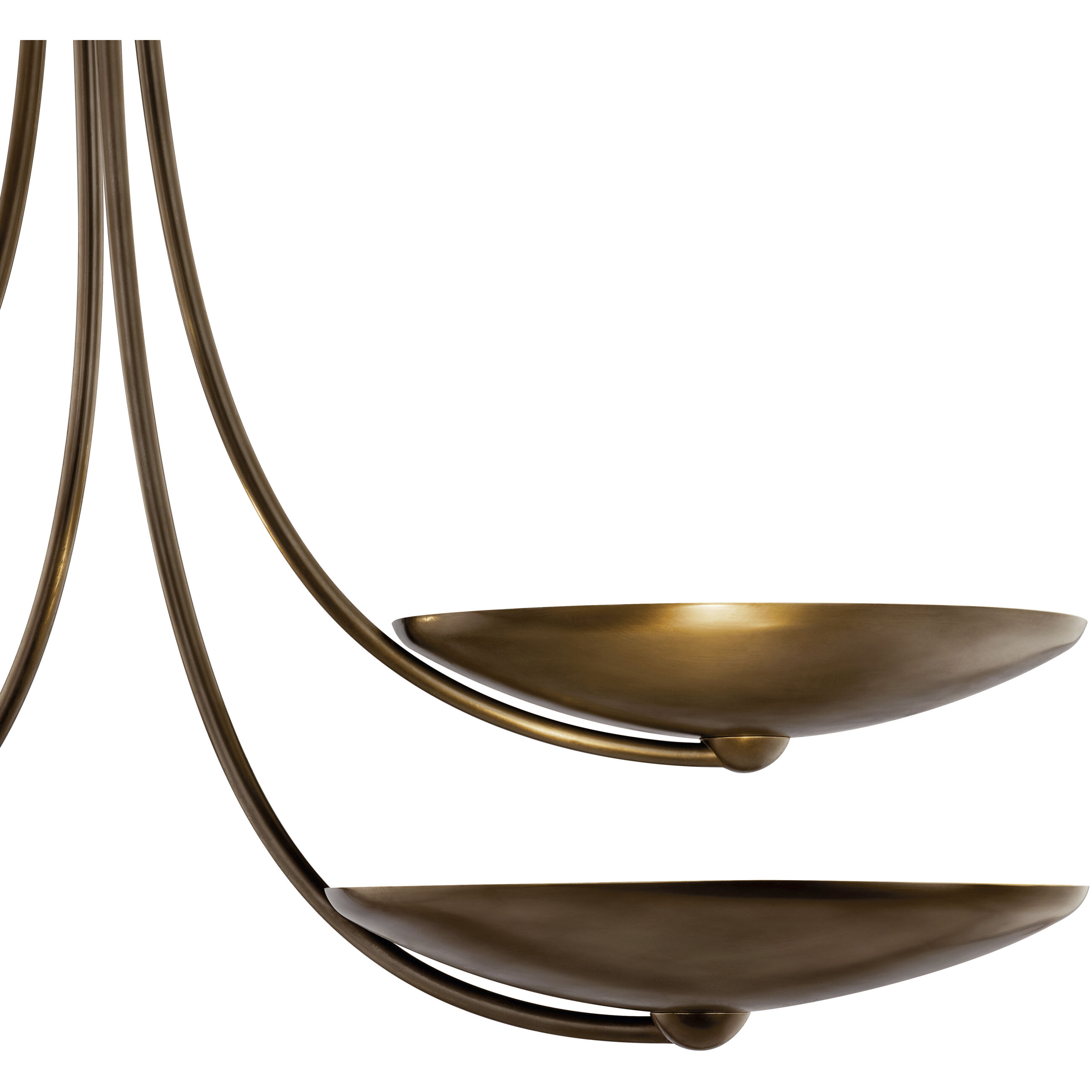 Palmela 4 Light Lacquered Bronze Chandelier Ceiling Light