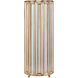 Daze 20.25 inch 60 watt White/Antique Brass Table Lamp Portable Light