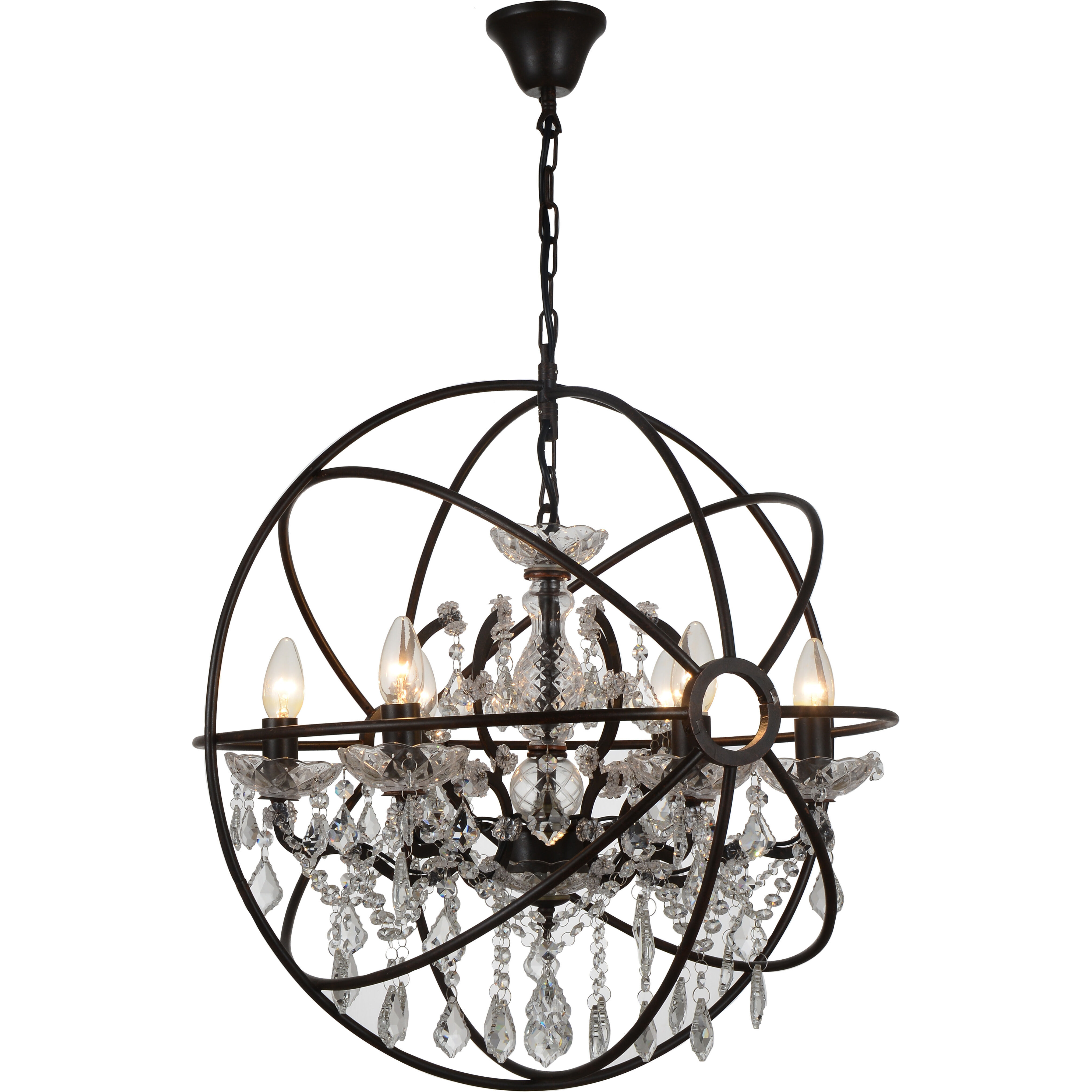 Canada 6 Light 24.00 inch Chandelier