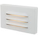 Tyler 12 4 watt White Step and Wall Lighting in 2700K, WAC Landscape