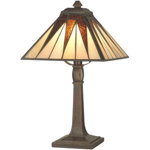Evelyn 14 inch 60.00 watt Antique Bronze Table Lamp Portable Light