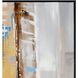 Sympony Cityscape Gray with Ochre and Black Framed Wall Art