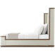 Catalina Earth California King Bed, Wooden, Upholstered