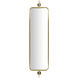 Pirouette 80.4 X 20 inch Gold Full Length/Oversized Mirror, Rectangle