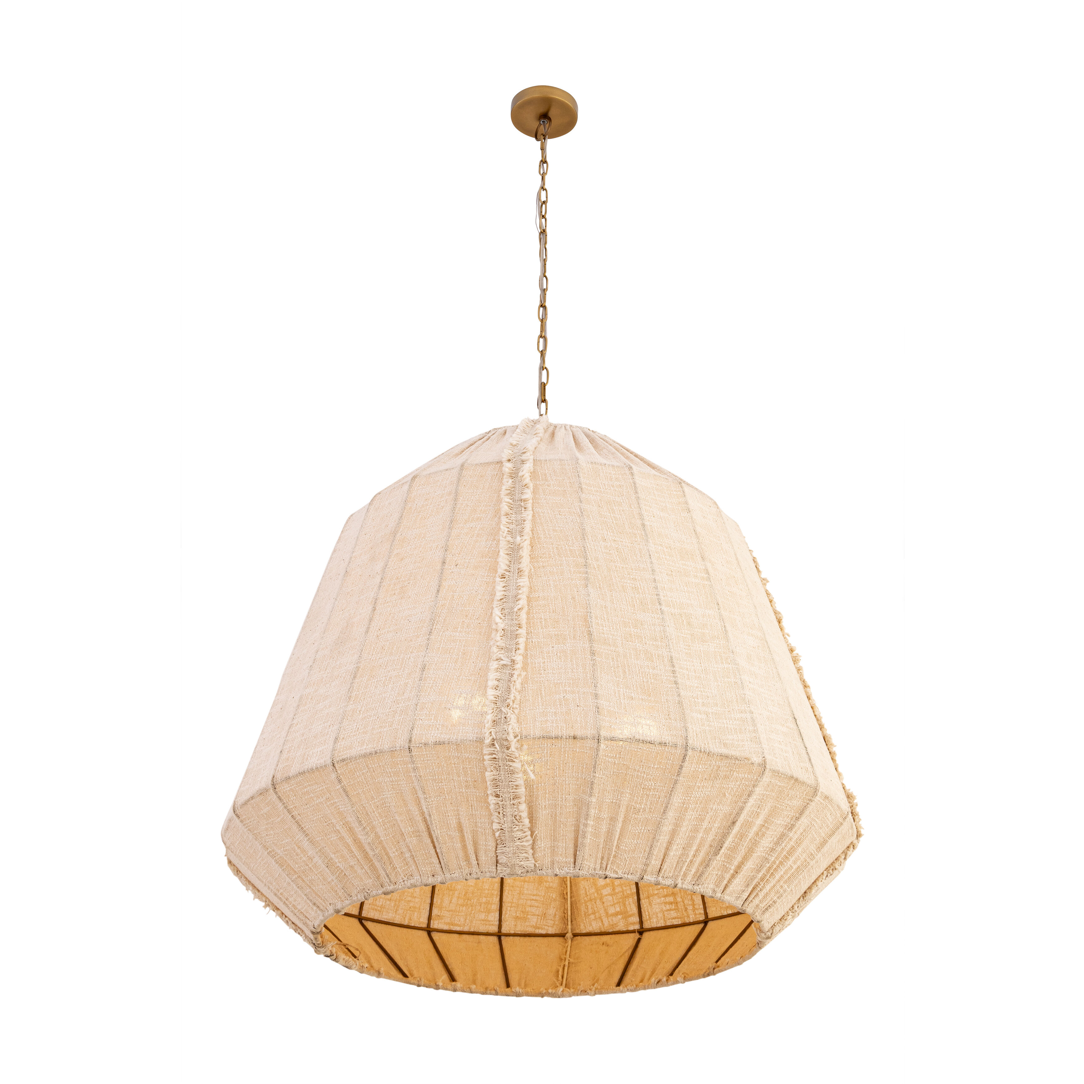 Velune 3 Light 36 inch Legacy Brass Pendant Ceiling Light