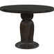 Portobello 40 X 40 inch Hand Rubbed Black Dining Table