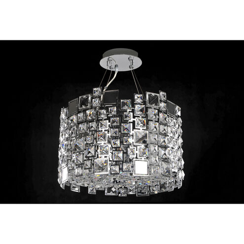 Dolo 4 Light 16 inch Chrome Pendant Ceiling Light