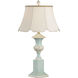 Chelsea House 28 inch 150.00 watt Light Blue/White Table Lamp Portable Light