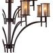Barringer 20 Light 50 inch Aged Bronze Chandelier Ceiling Light