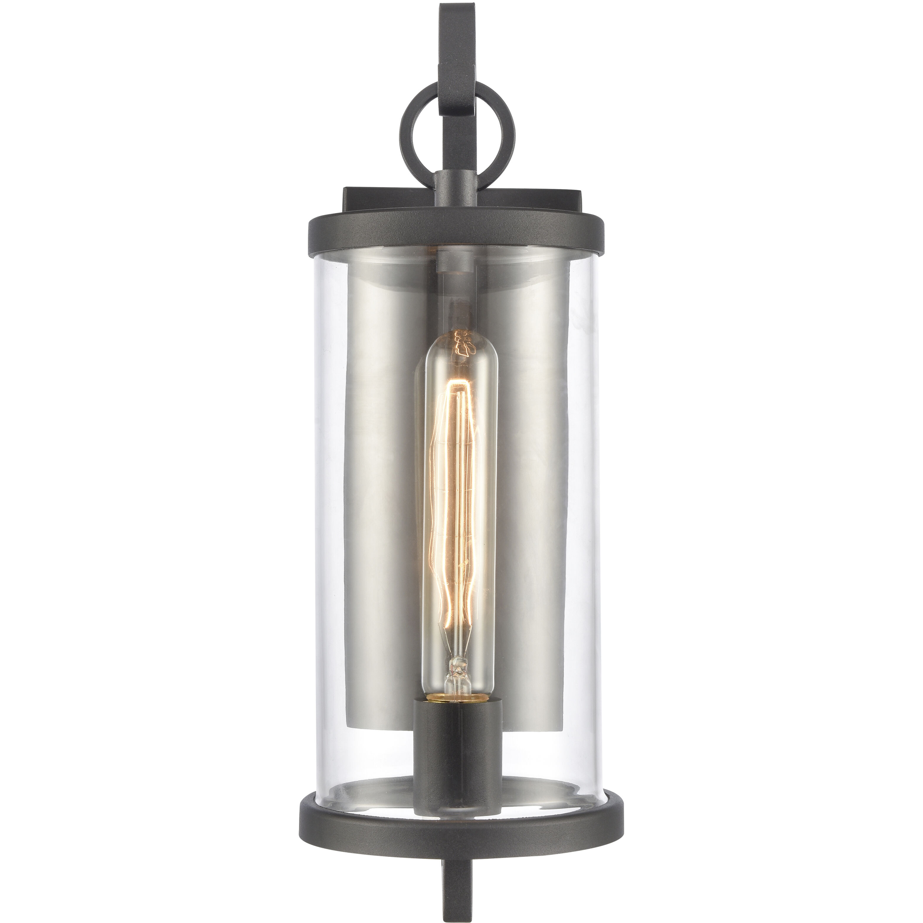 Hopkins 1 Light 15.5 inch Charcoal Outdoor Wall Sconce