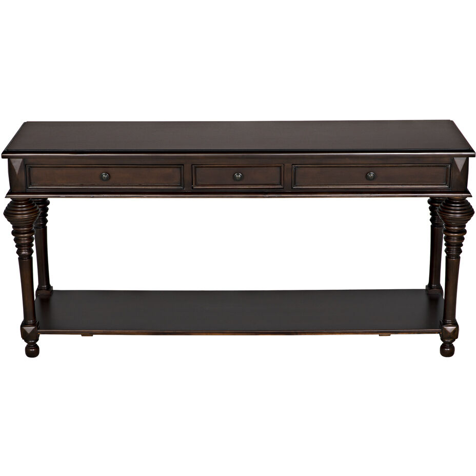 Colonial 72 X 20 inch Distressed Brown Sofa Table, Large