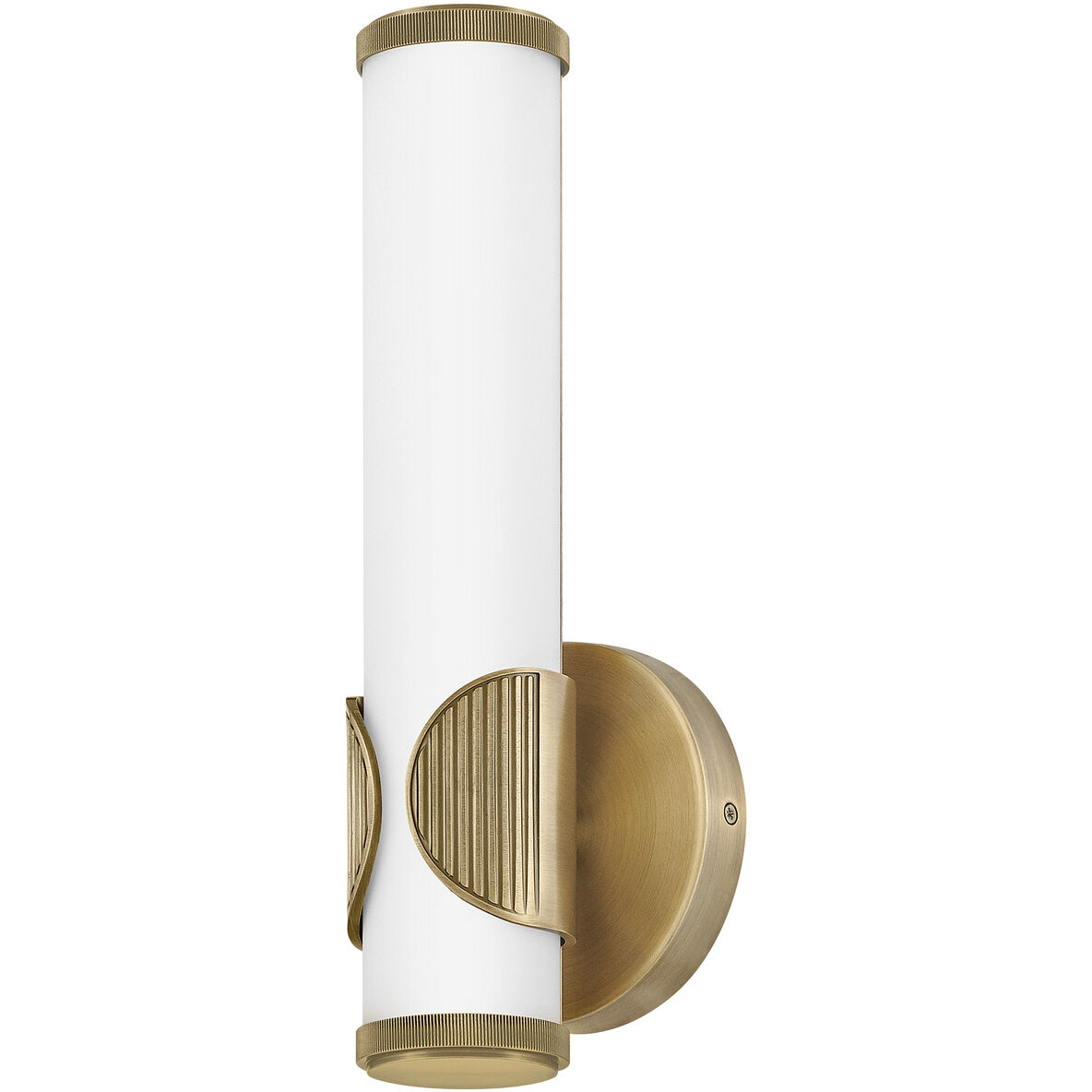 Femi LED 4.75 inch Lacquered Brass Bath Light Wall Light