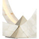 Arietta LED 20 inch Contemporary Silver Leaf Chandelier Ceiling Light