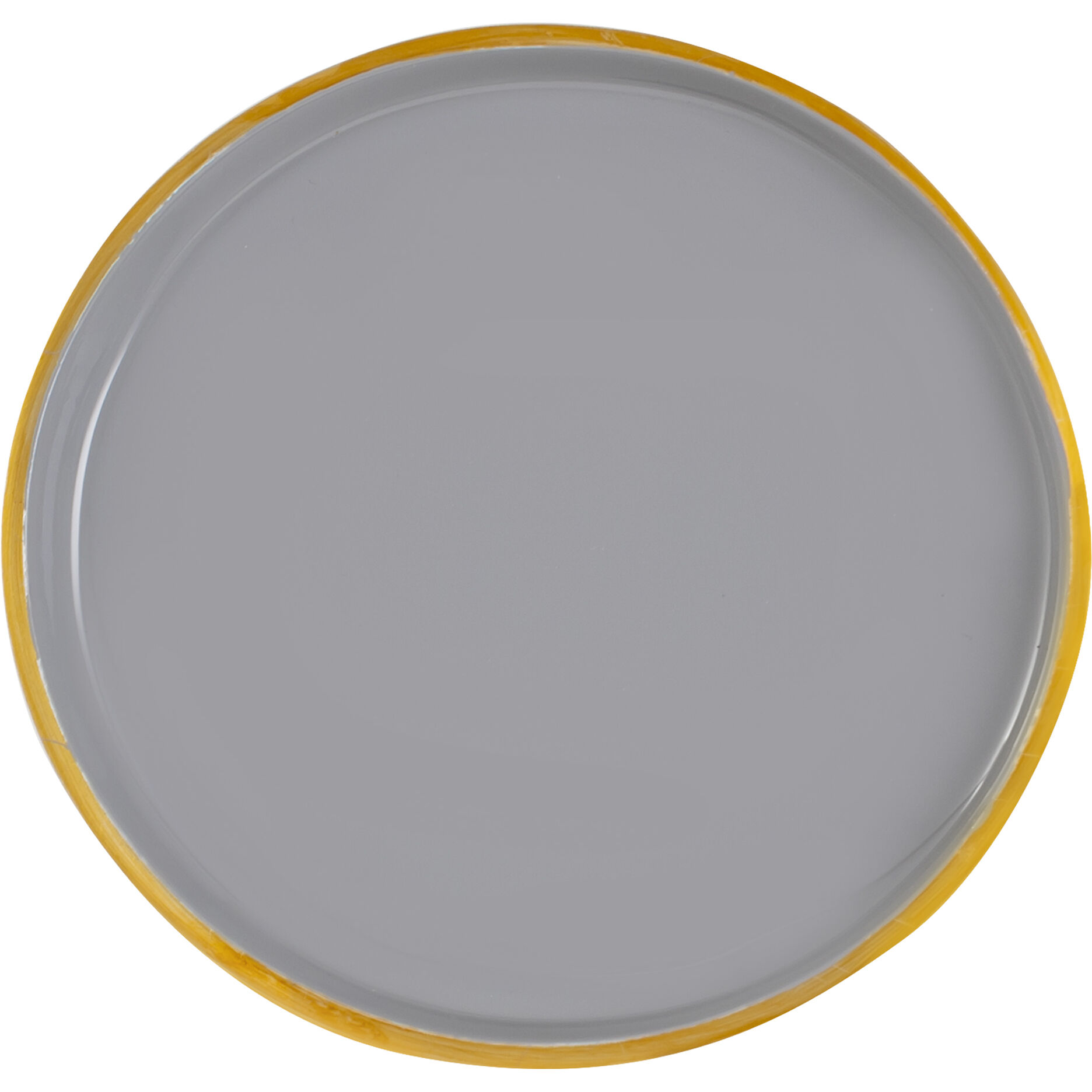 Harward Gray Enamel with Brushed Brass Tray, Set of 3