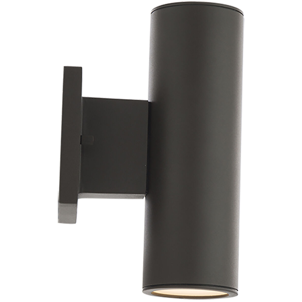 Cylinder LED 9.42 inch Bronze Outdoor Wall Light
