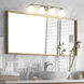 Vaughn 4 Light 31.5 inch Brushed Nickel Vanity Wall Light