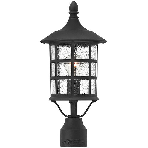 Freeport LED 18 inch Black Outdoor Post Mount Lantern