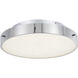 Canada LED 16 inch Chrome Flush Mount Ceiling Light