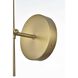 Mel 1 Light 5.5 inch Satin Gold Bath Sconce Wall Light