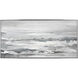 Renew Gray with White and Silver Framed Wall Art