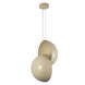 Void 15.75 inch Pearl White Pendant Ceiling Light