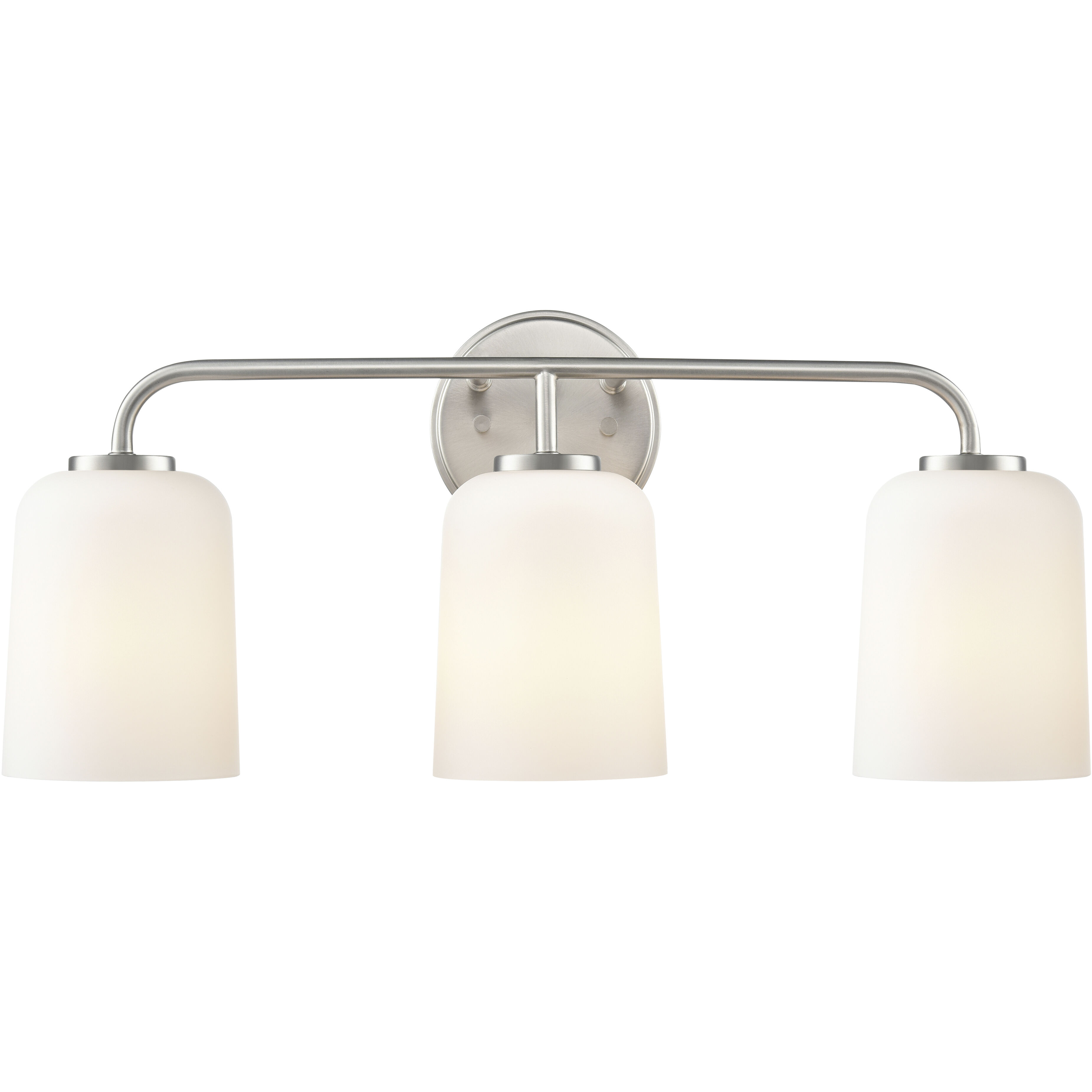 Laphia 3 Light 22 inch Brushed Nickel Bathroom Vanity Light Wall Light