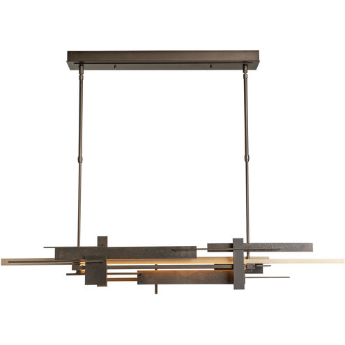 Planar LED 9 inch Black/Natural Iron Pendant Ceiling Light