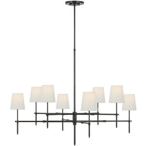 Thomas O'Brien Bryant LED 48 inch Bronze Two Tier Chandelier Ceiling Light, Extra Large