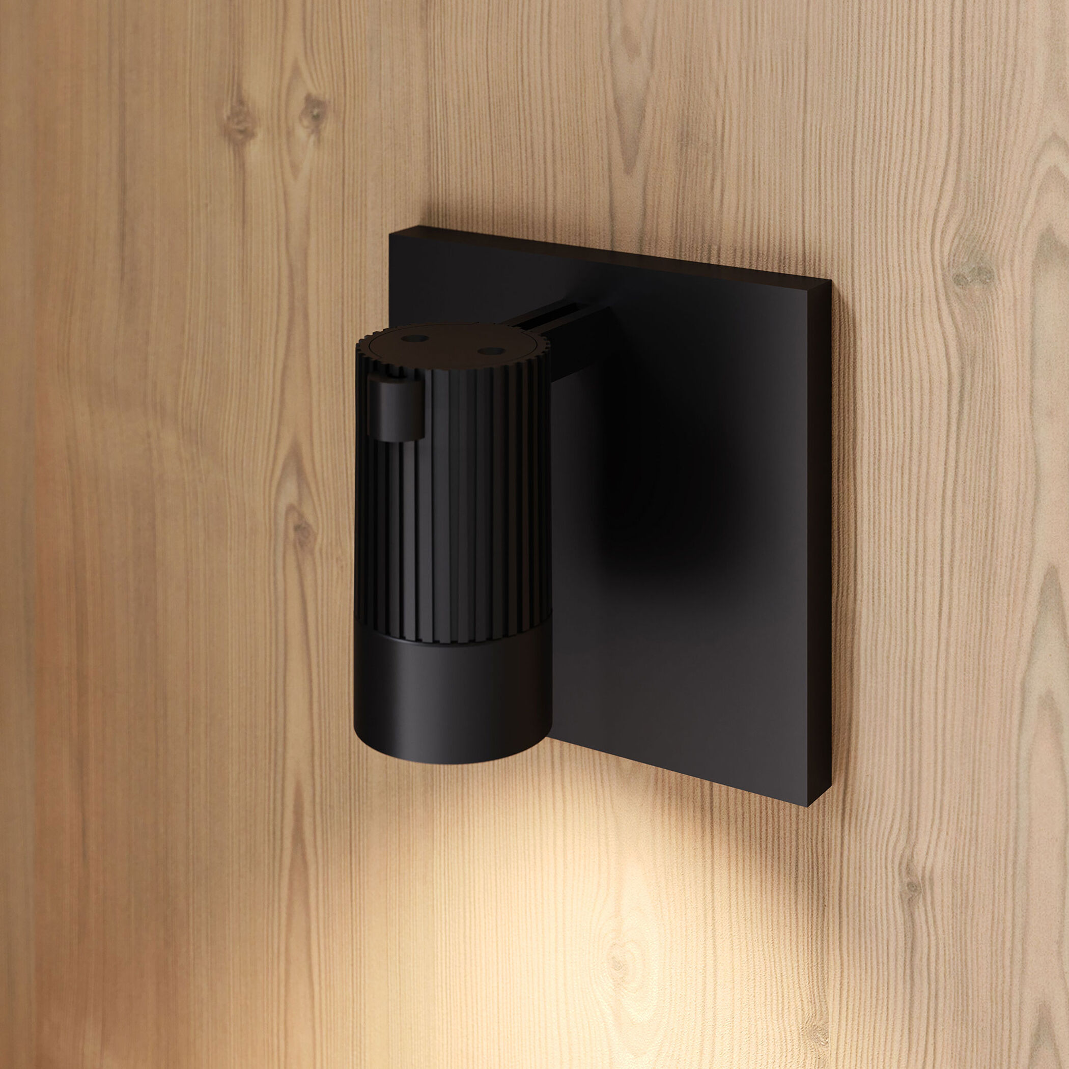 Suspenders LED 2 inch Satin Black ADA Modular Wall Mount Wall Light