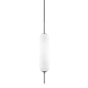 Miley 1 Light 4 inch Polished Nickel Pendant Ceiling Light