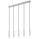 Stari Linear Chandelier Ceiling Light in Brushed Nickel