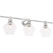Rochester 3 Light 28 inch Chrome Wall sconce Wall Light