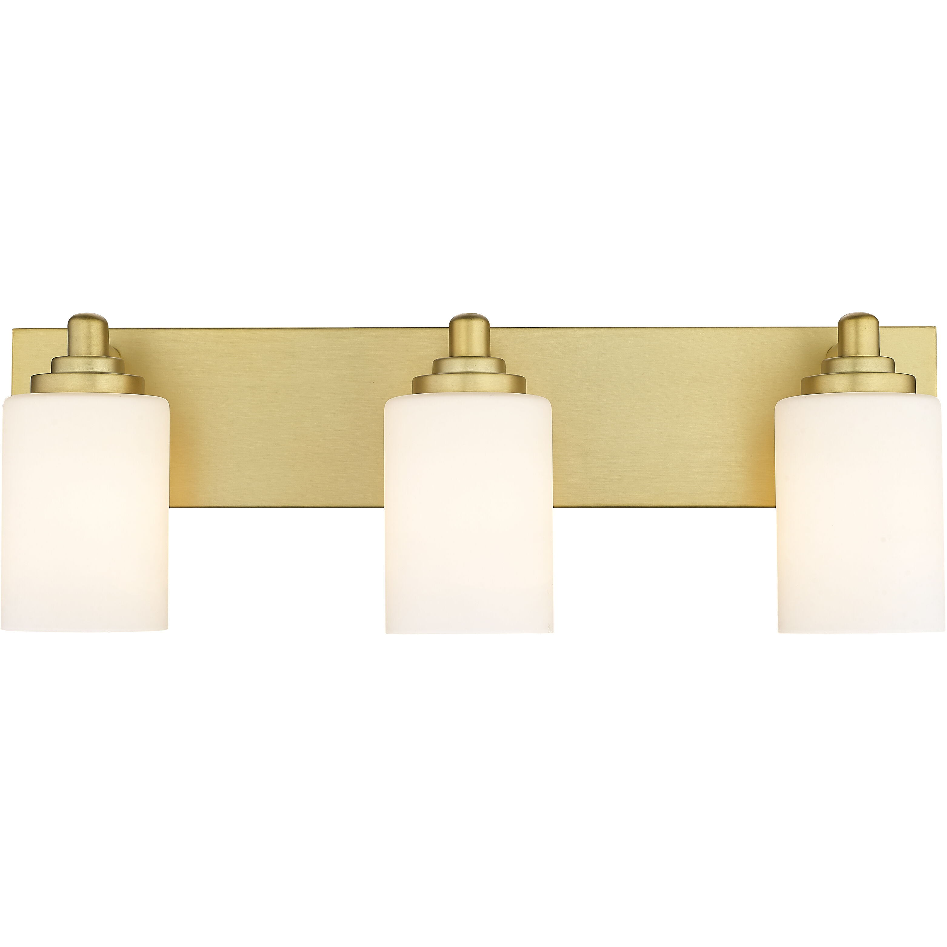Soledad 3 Light 23 inch Brushed Gold Vanity Wall Light