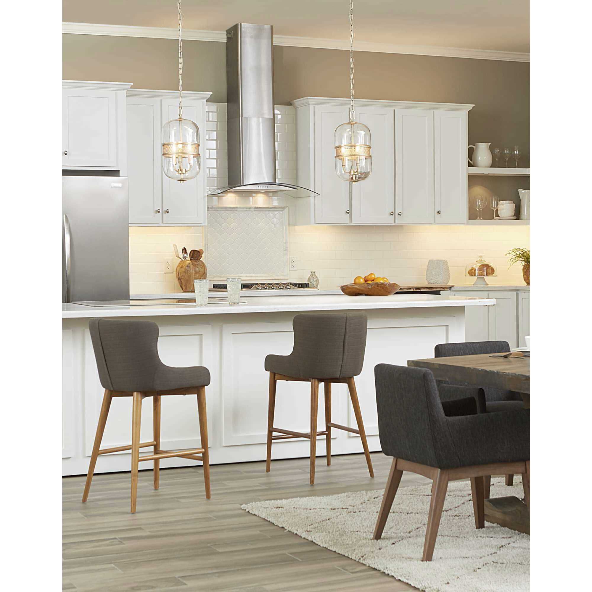 Cayce 3 Light Vintage Gold Pendant Ceiling Light