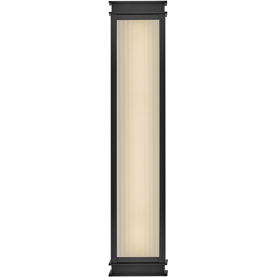Rockwell LED 28 inch Textured Black Outdoor Wall Mount Lantern
